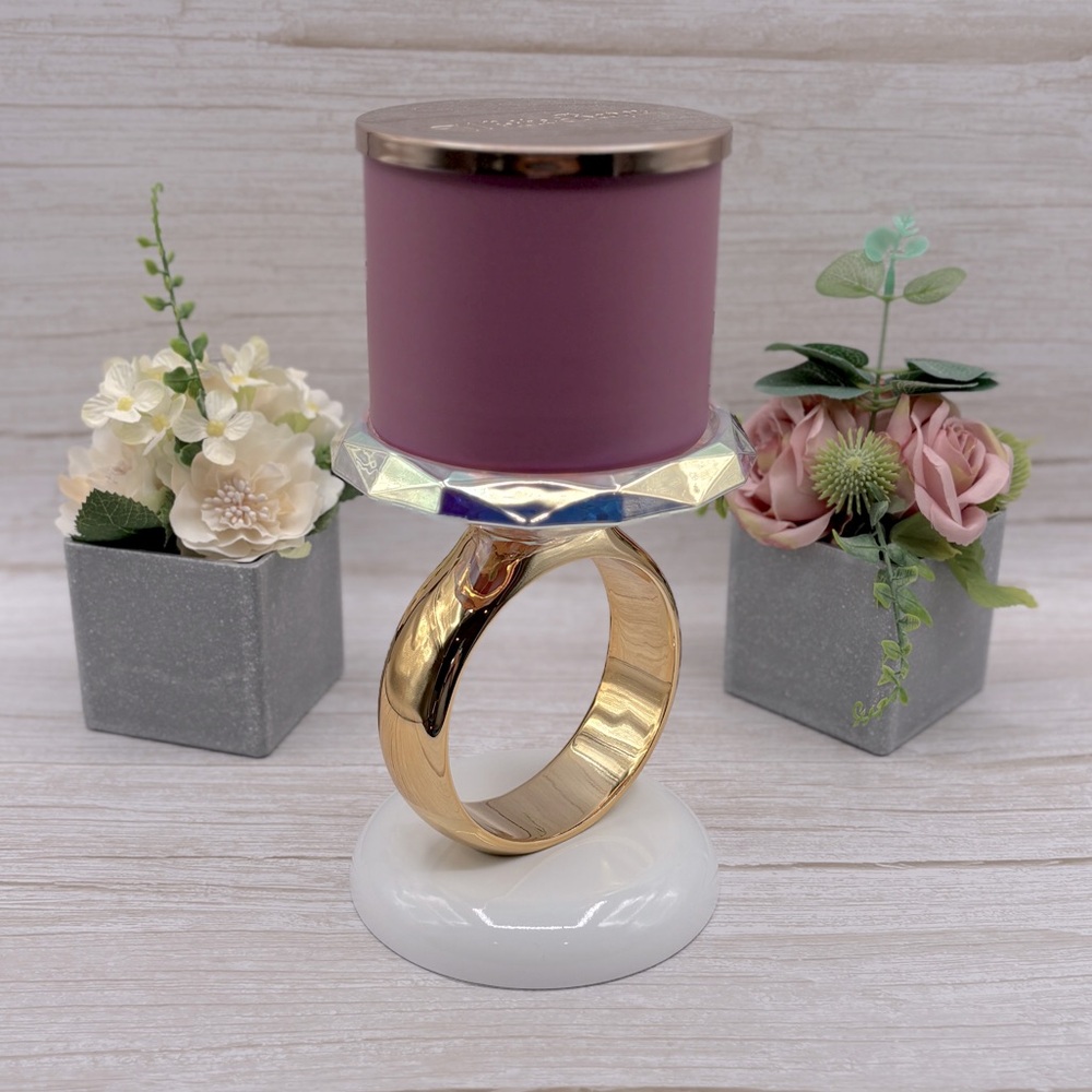 Diamond Ring 3-Wick Pedestal Candle Holder from Bath & Body Works